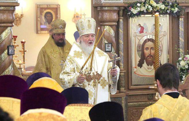 Во время Божественной Литургии